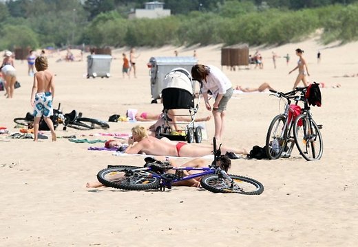 Рижские пляжи признаны самыми грязными.
