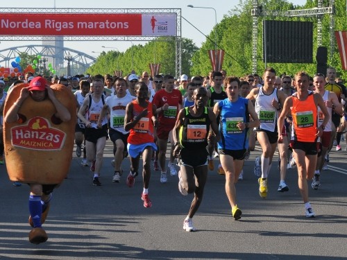 Рижский марафон даёт старт 19 мая в центре Риги