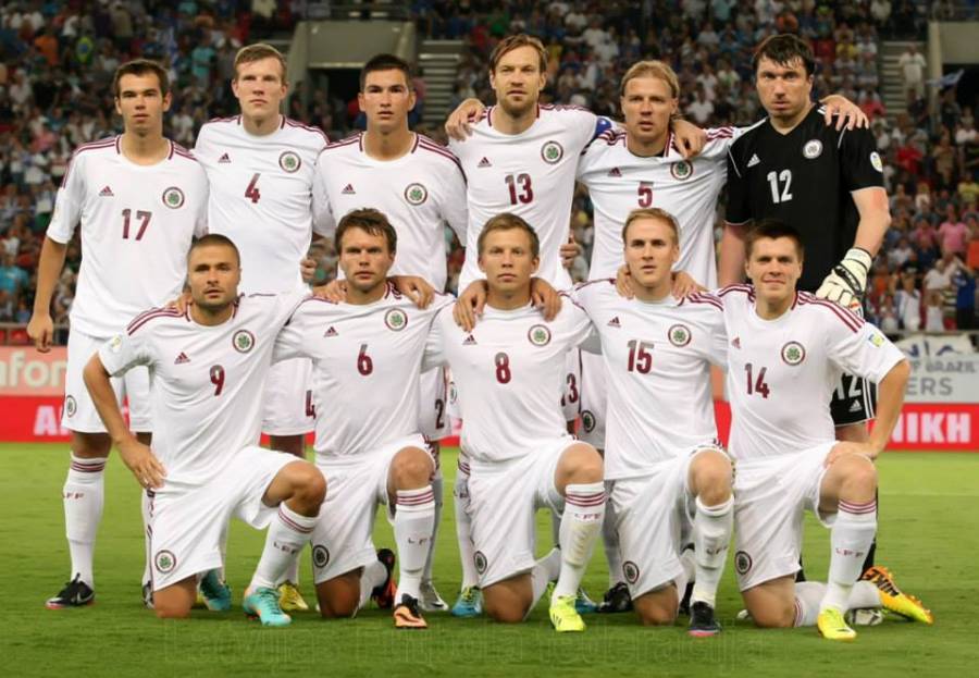 Футбол: последние игры сборной Латвии в ЧМ 2014