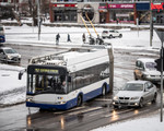 17 тролейбус возле Минска в Пурвциемсе