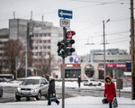 Пешеходный переход восле Минска в Пурвциемсе