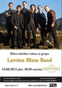 Фото к новости Блюзовый вечер с группой LATVIAN BLUES BAND в ресторане "Нептун"