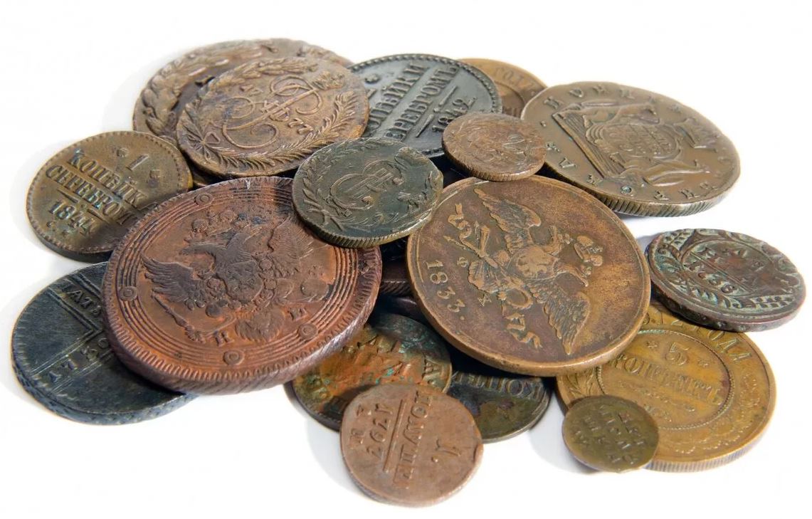 Серебряные, золотые, древние монеты для нумизматов из Англии и других стран - фотография