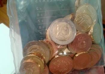 Латвийские евро монеты скоро поступят жителям Латвии