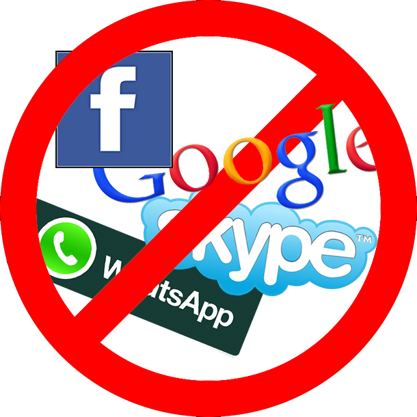 В России возможно запретят Gmail, Facebook, Skype и YouTube - фотография