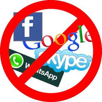 В России возможно запретят Gmail, Facebook, Skype и YouTube