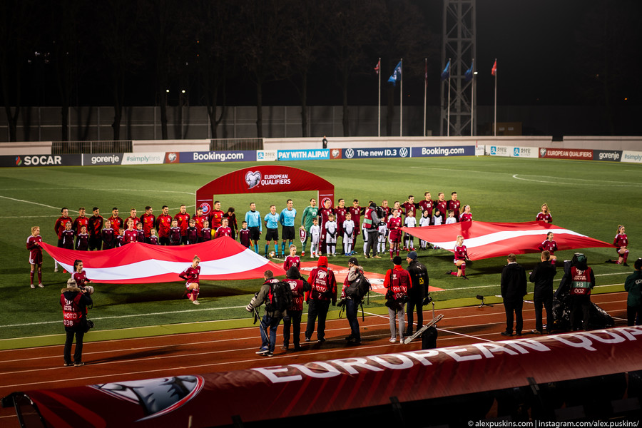 Латвия 1 - 0 Австрия на стадионе Даугава | 19.11.2019 - фотография