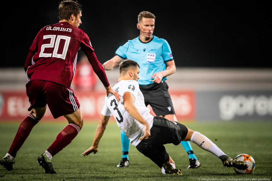 Латвия 1 - 0 Австрия на стадионе Даугава | 19.11.2019